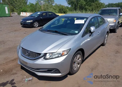 2013 Honda Civic Lx из США, поврежденный, VIN 2HGFB2F53DH544238